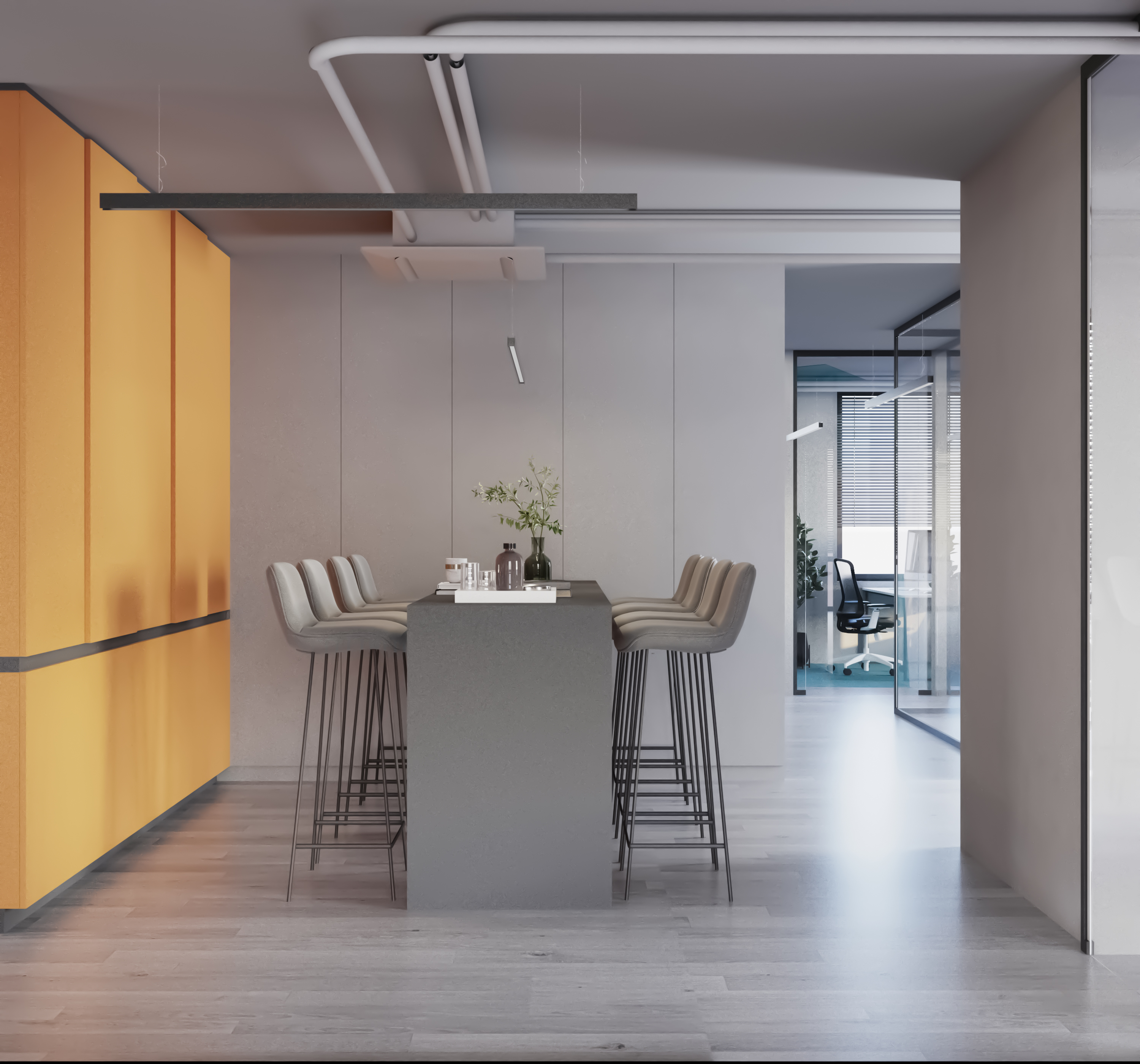 工作区办公室丨瑞士苏黎世-14