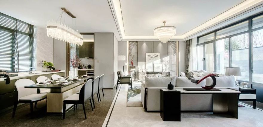 大地色与中式蓝的完美融合,打造优雅简约的人居空间-3