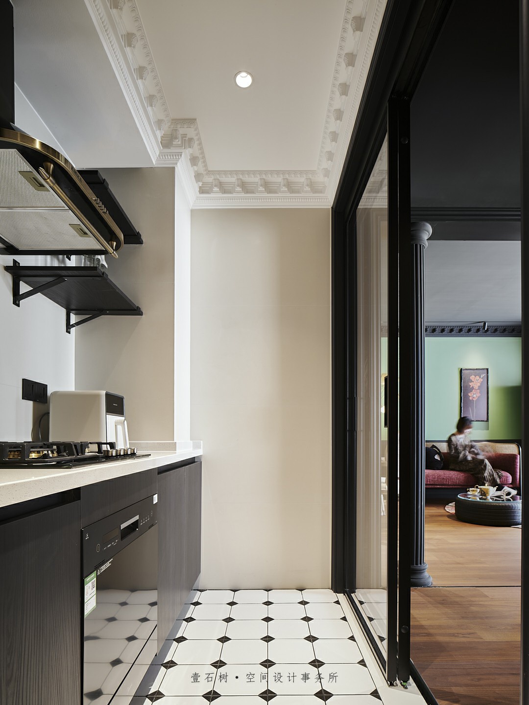 荣誉花园复古风格设计丨壹石樹空间设计事务所-53
