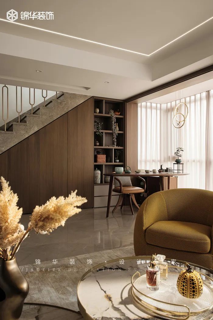 南京香格里拉东苑现代轻奢风格装修丨中国南京丨锦华装饰-26