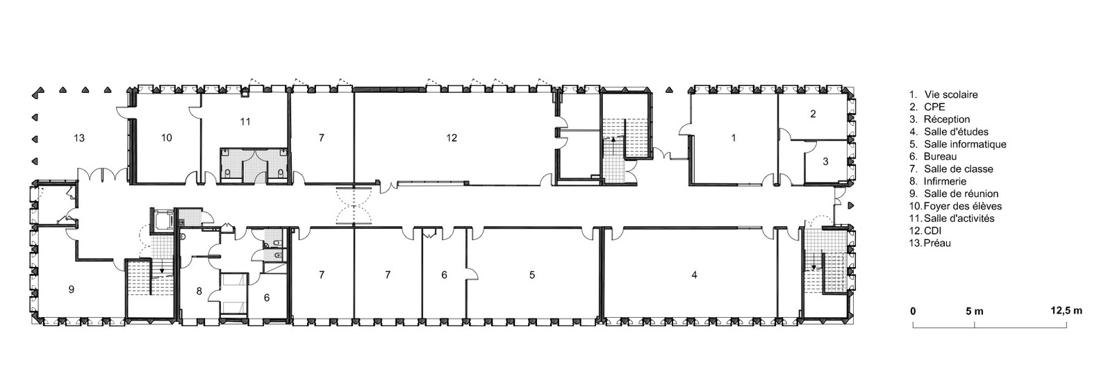 法国尼斯 Simone Veil 中学,融入环境的和谐设计-64