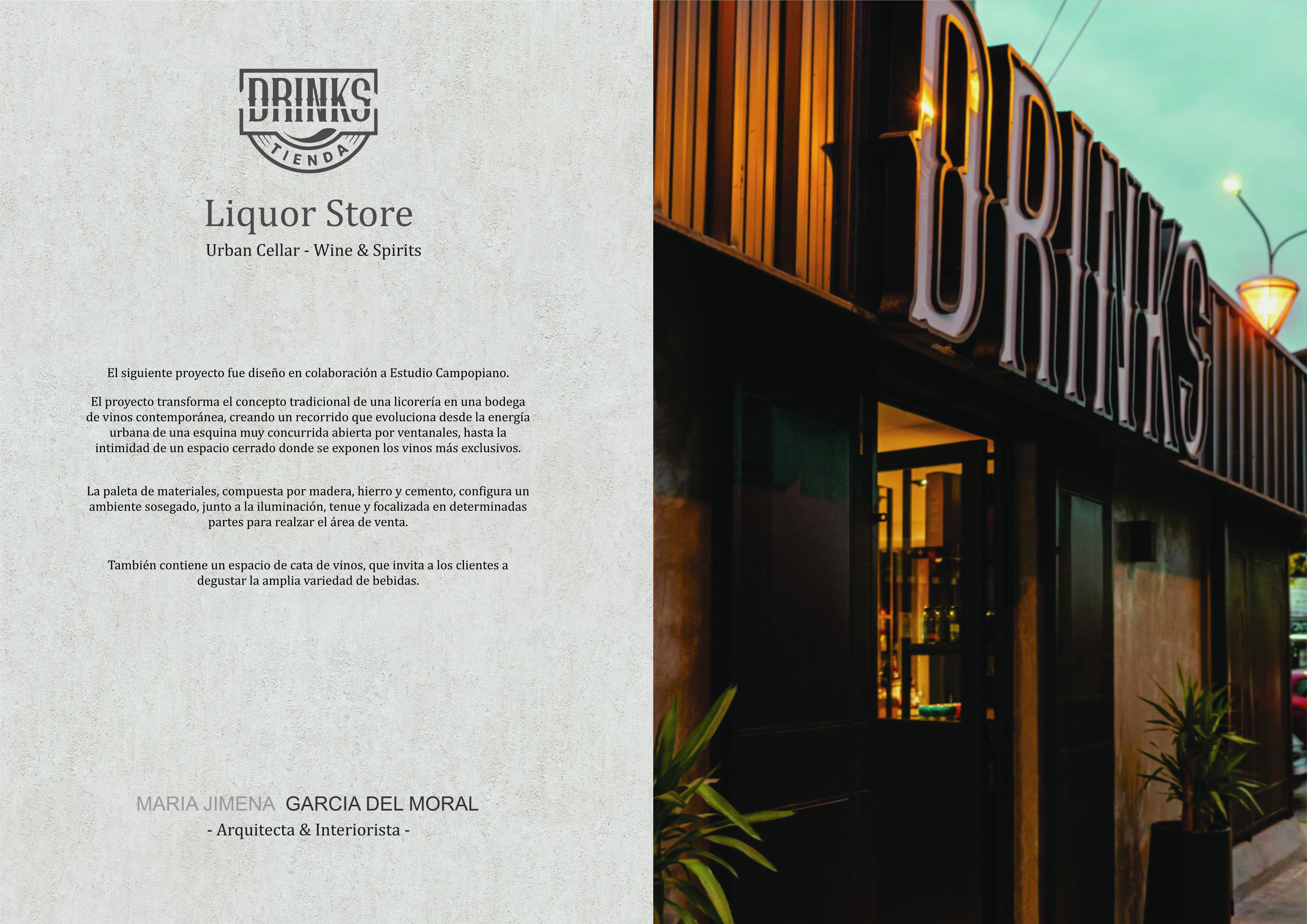 DRINKS TIENDA: Proyecto comercial (Retail)-0