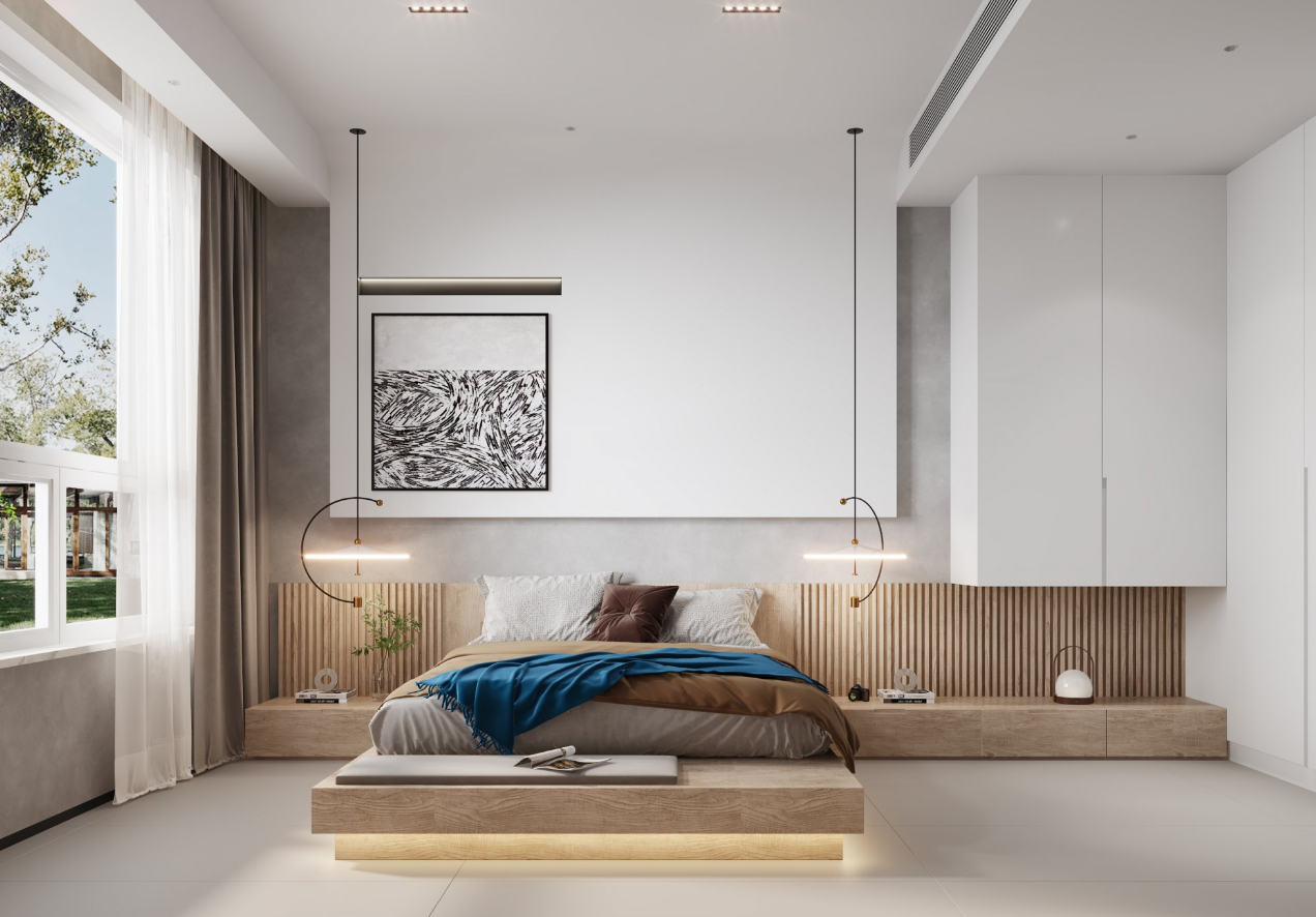 原木极简日式风格空间设计-7