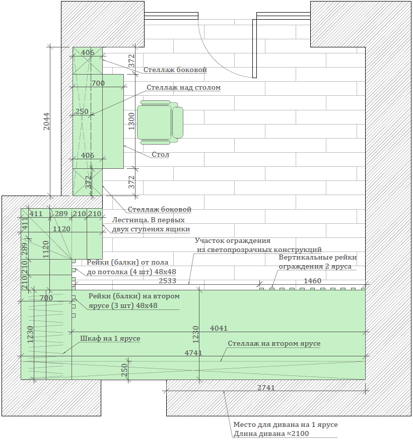 Мебель в карамельных тонах в детскую девочки от «Mamka™»-7
