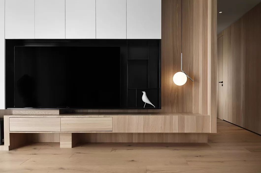 广州 140㎡原木极简空间，诠释生活美学-18