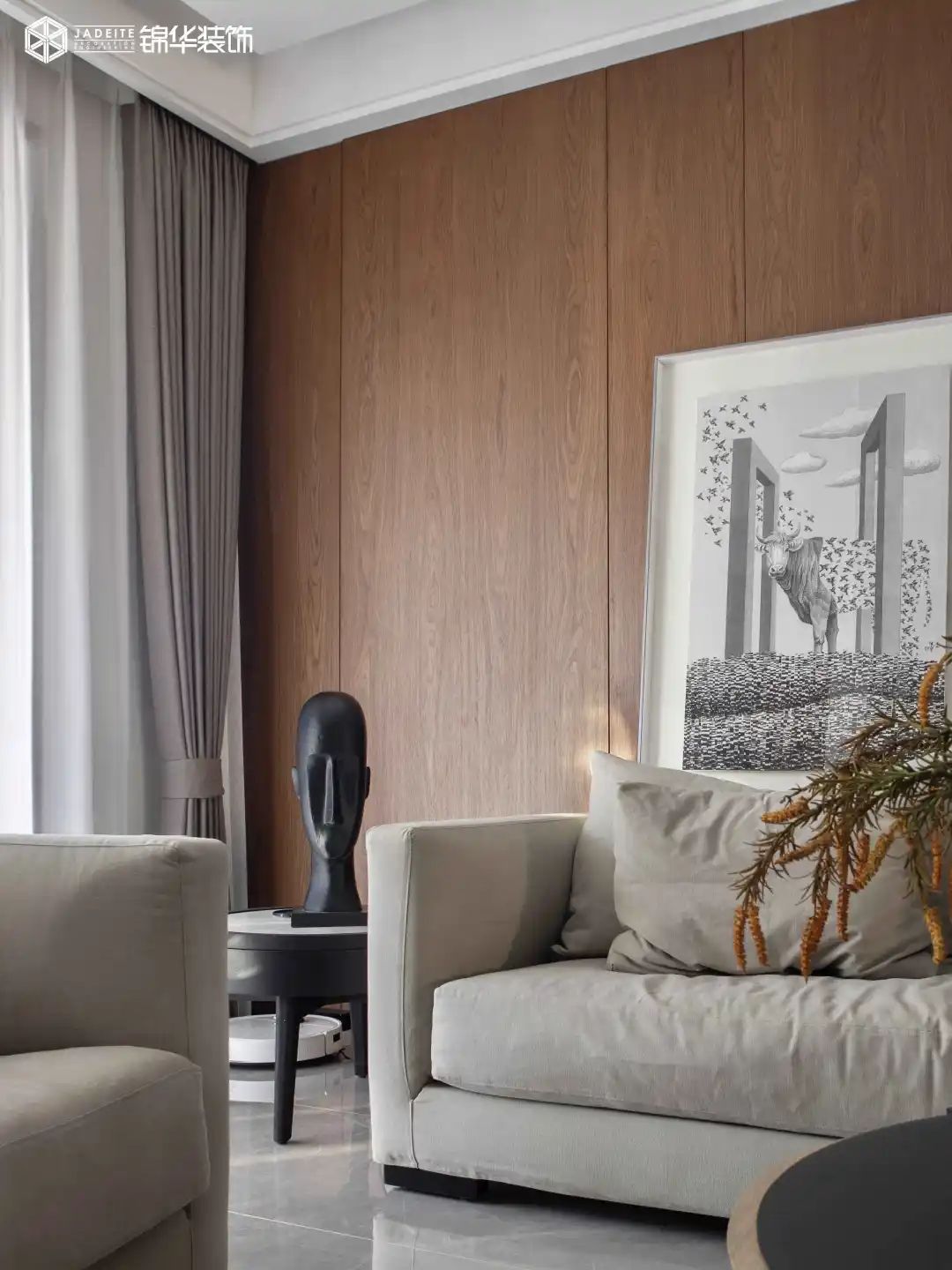 现代简约之家丨江苏锦华装饰-210