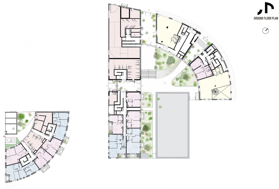 法国雷恩 Ascension Paysagère 住宅综合体 | 绿色河畔的高密度建筑设计-84