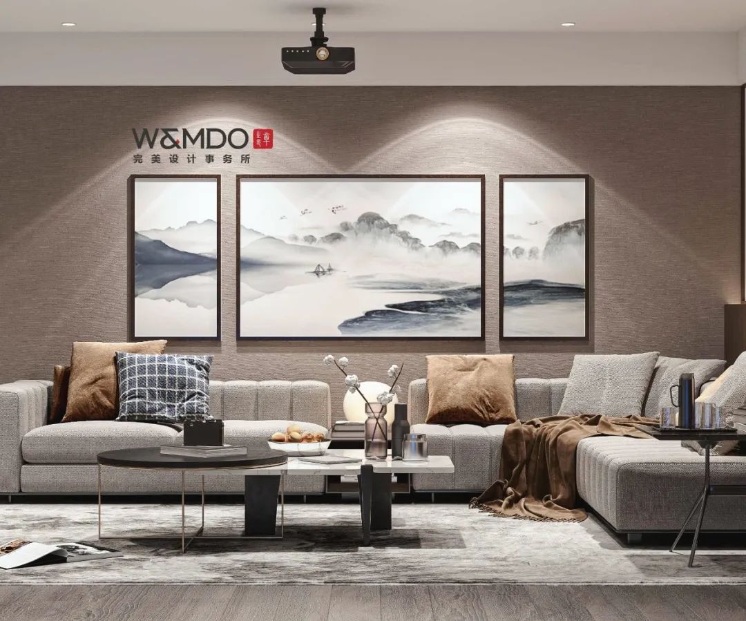 蓝山湾·肖府新中式设计,融合清雅古韵与精致简约-47