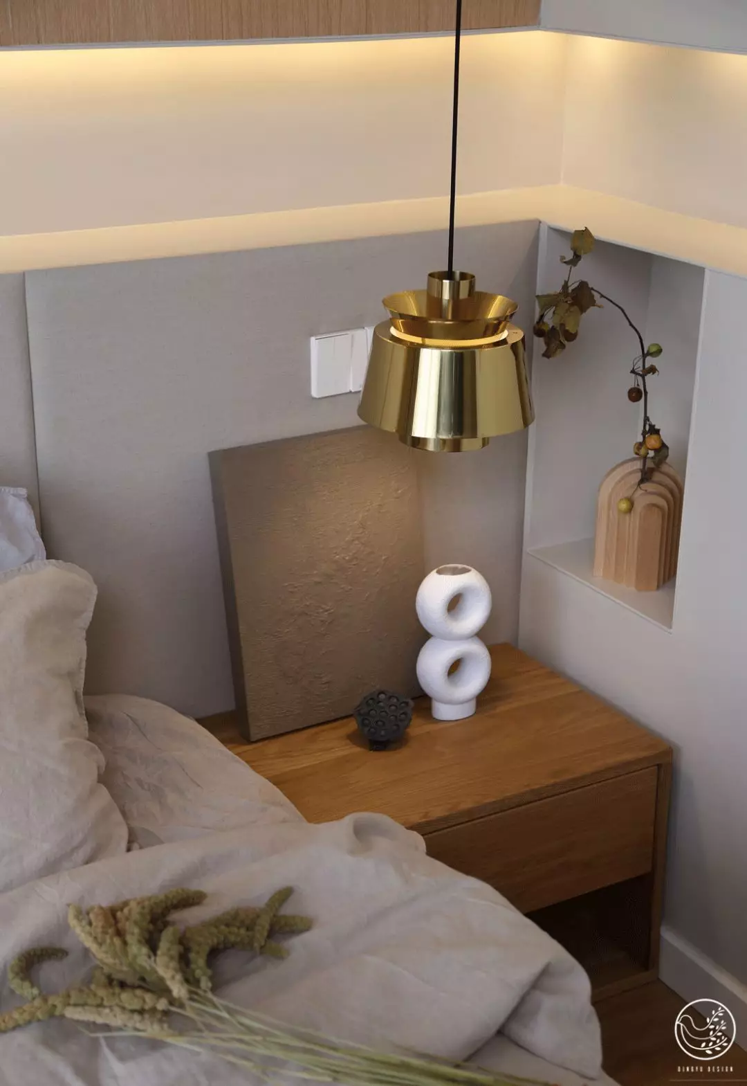 奶油诗意 · 现代雅致家庭空间设计丨中国成都丨清羽设计-67