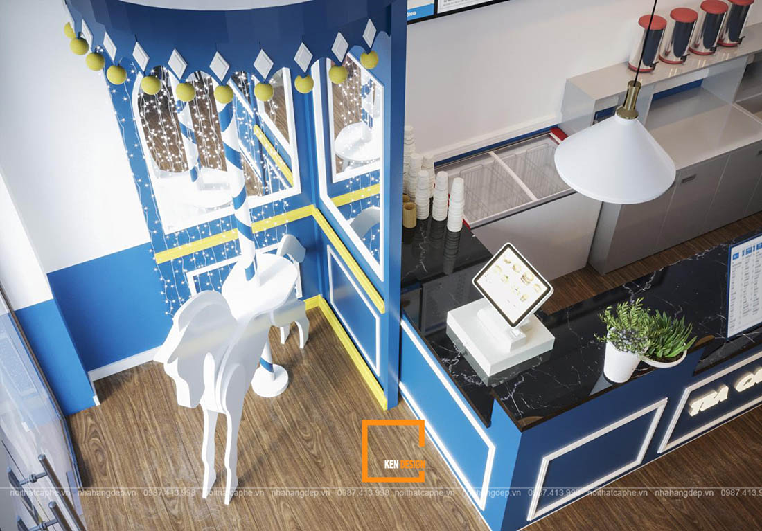 Tea Carousel Park奶茶店丨越南河内丨Ken Design-18