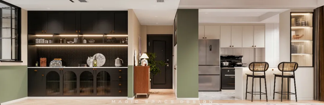 中古风三居室设计丨中国合肥丨麻吉空间联合设计机构-16