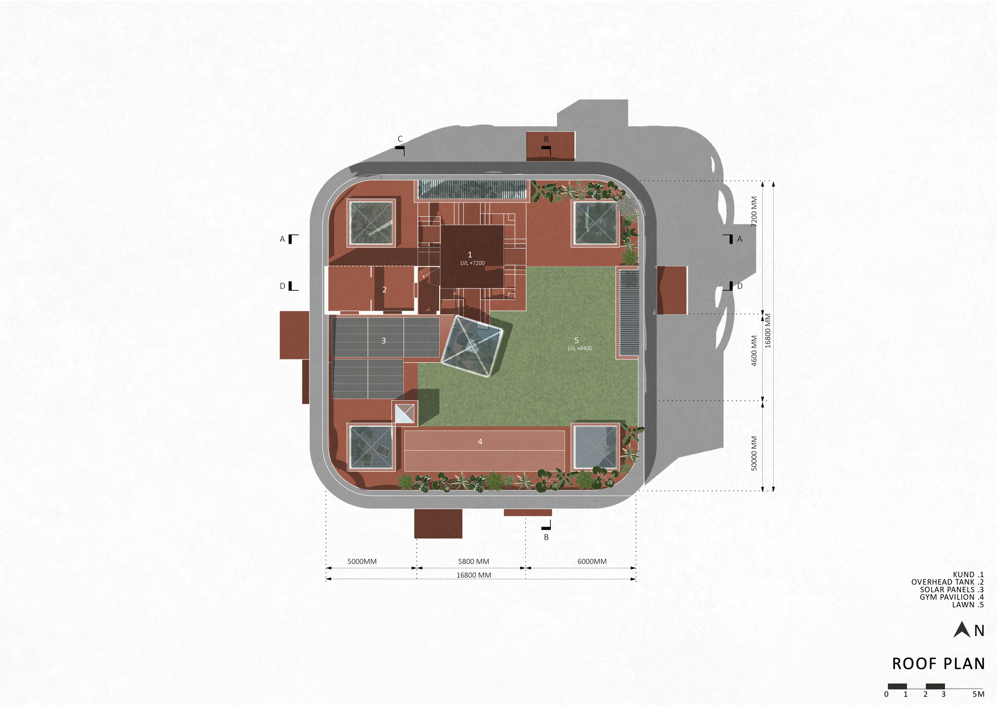 加迪大厦丨印度丨PMA madhushala-78