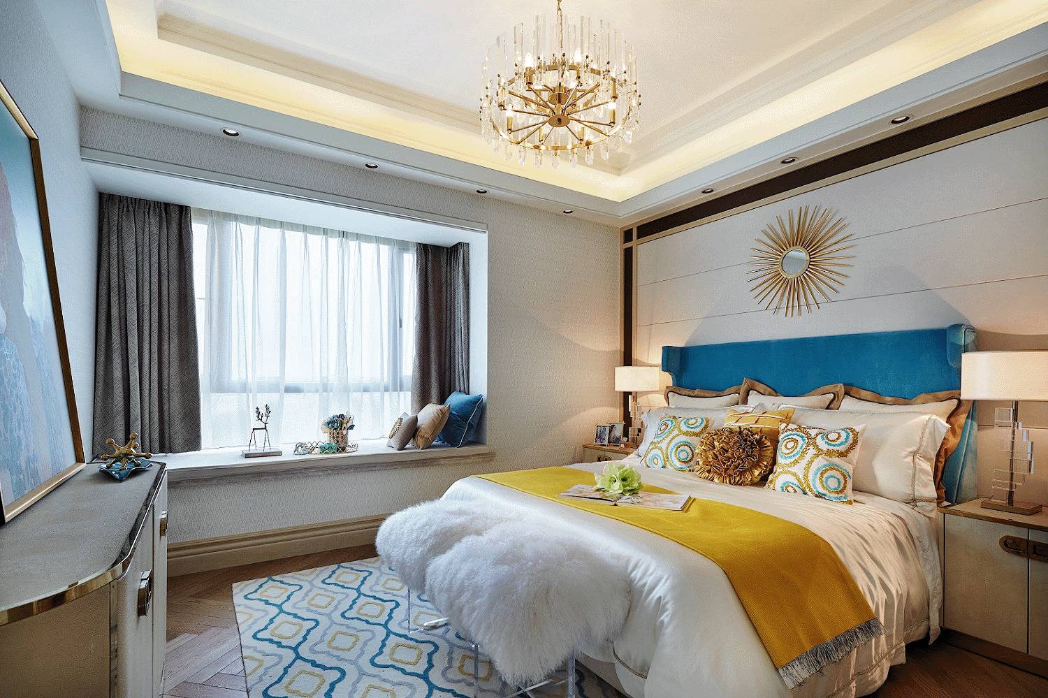 95㎡山东青岛中洲控股样板间设计-13