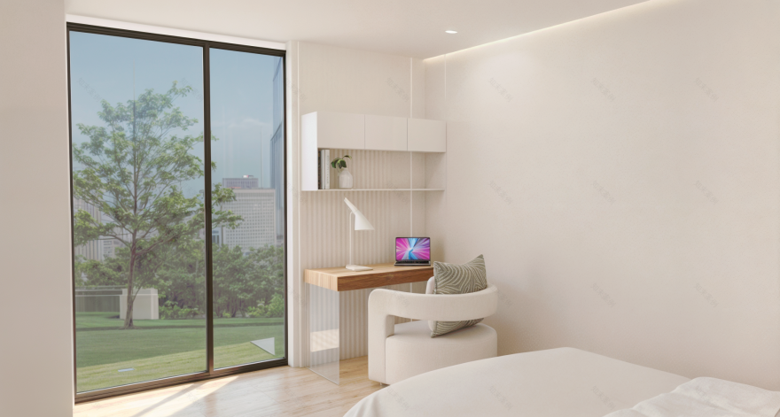 双女孩卧室设计-4