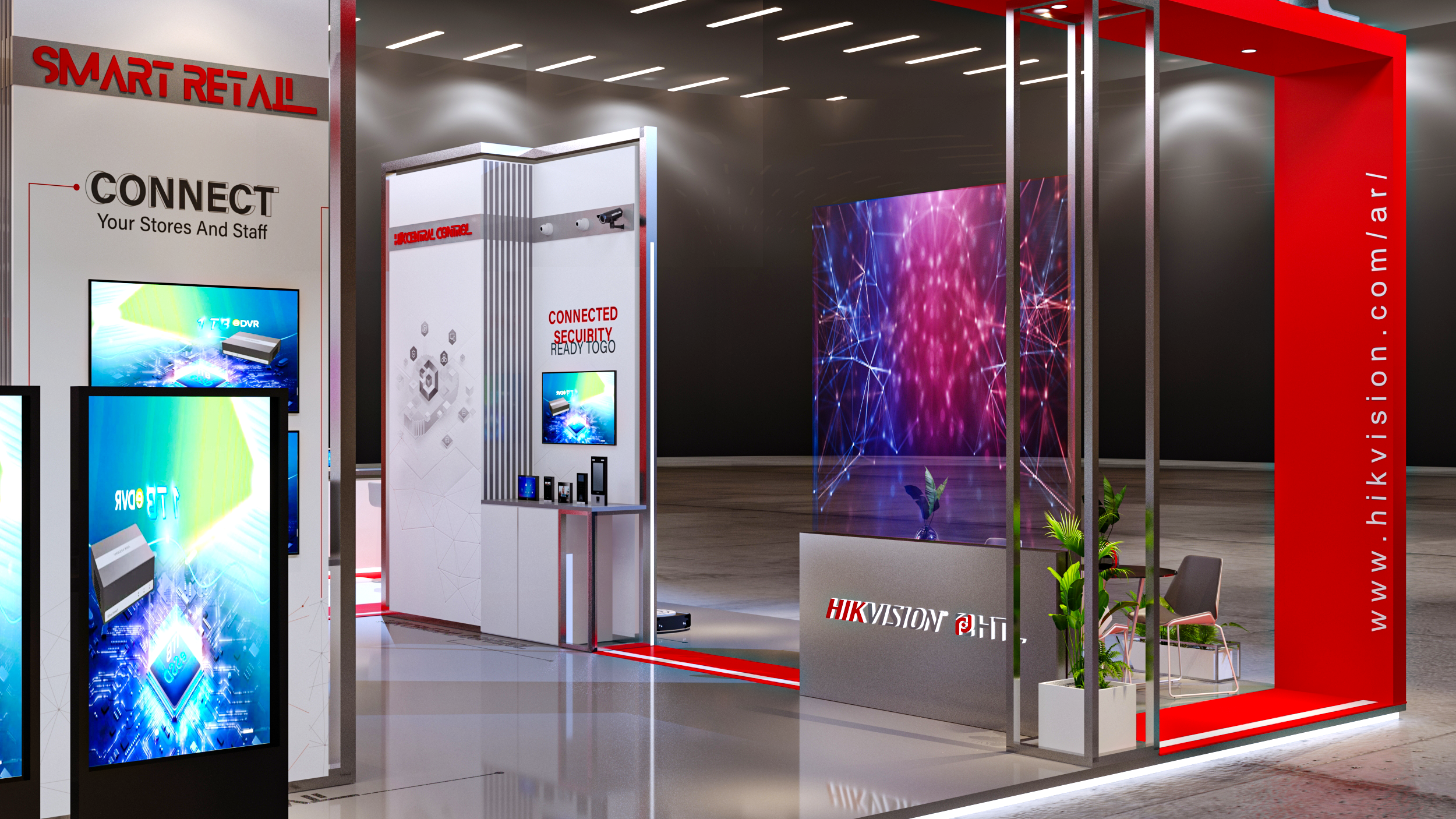 海康威视和 HTL 于 2023 年海湾信息技术展-12