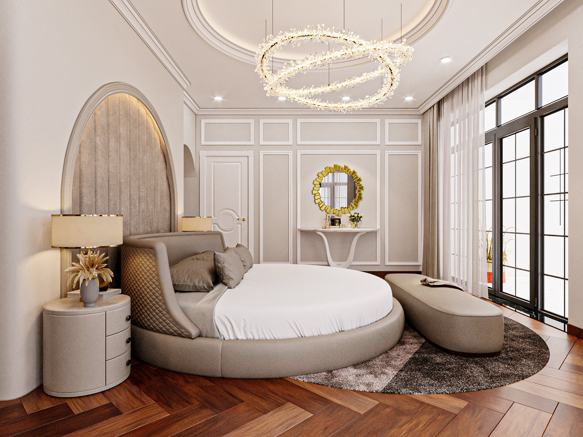 CẢI TẠO MASTER BEDROOM TÂN CỔ ĐIỂN-2