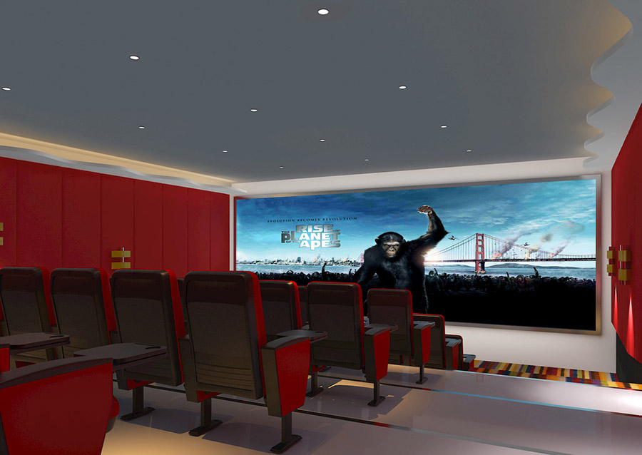 电影院室内设计案例效果图-12