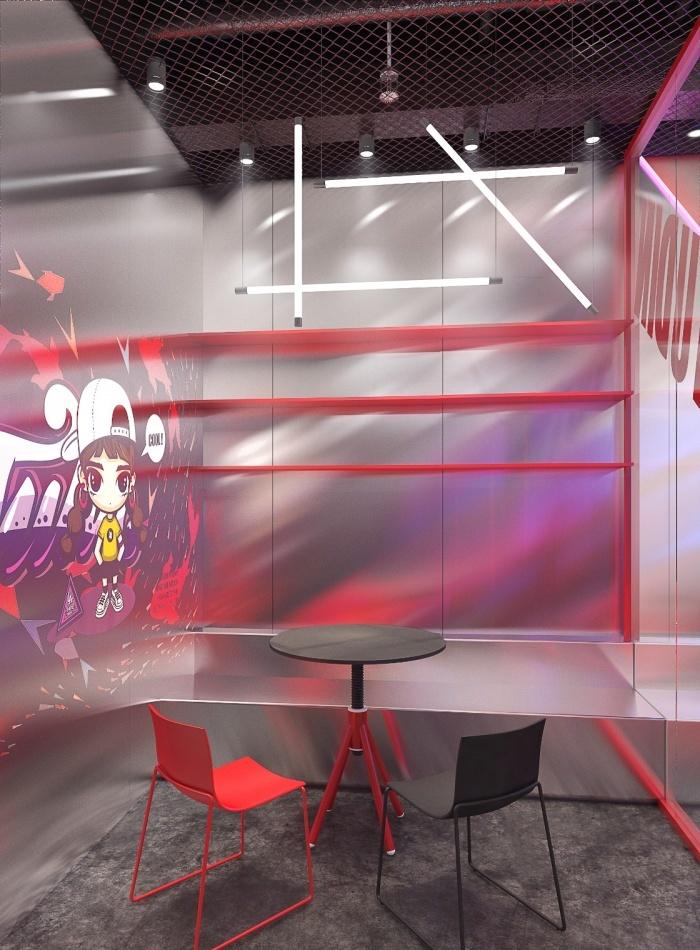 培训机构丨【由里建筑设计】北京LA街舞学苑-4