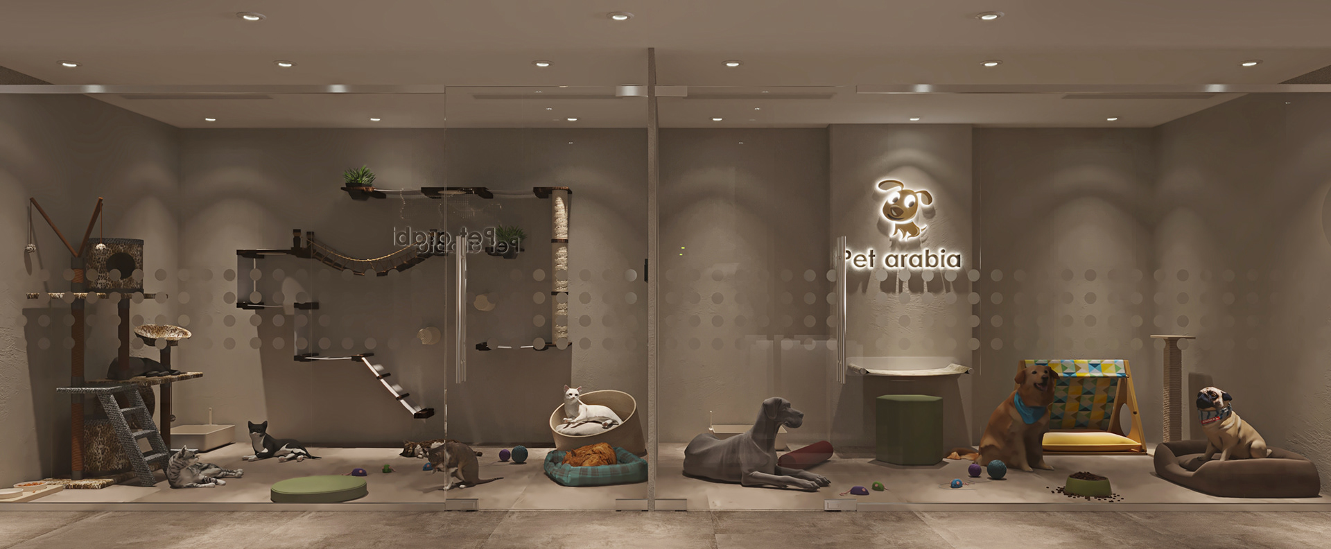 Pet Arabia 商店设计丨沙特阿拉伯丨Nouran Mohamed-8
