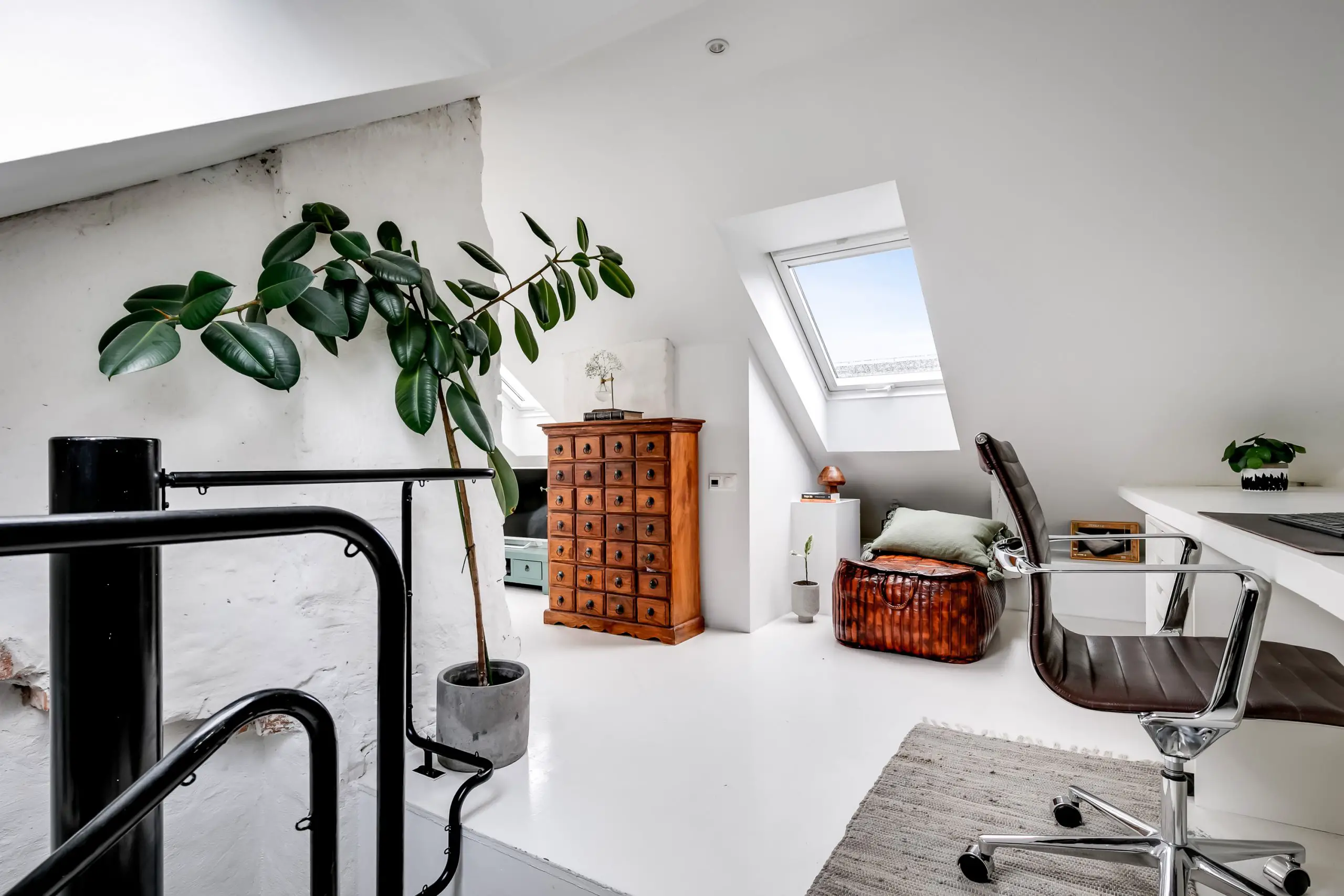 斯德哥尔摩魅力阁楼 | 96m2 的北欧风二层公寓-23