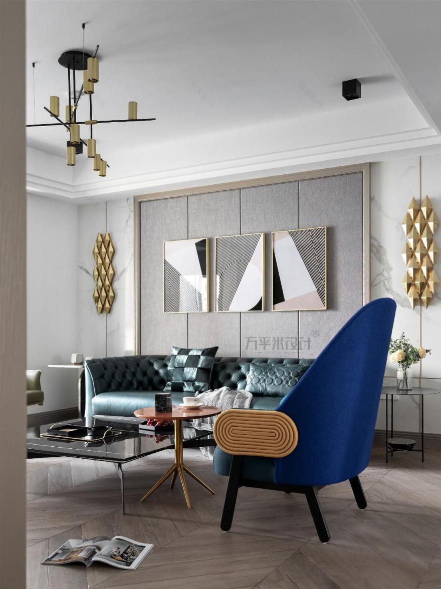 卓越浅水湾 132㎡现代轻奢家居设计,功能与美学的完美融合-37