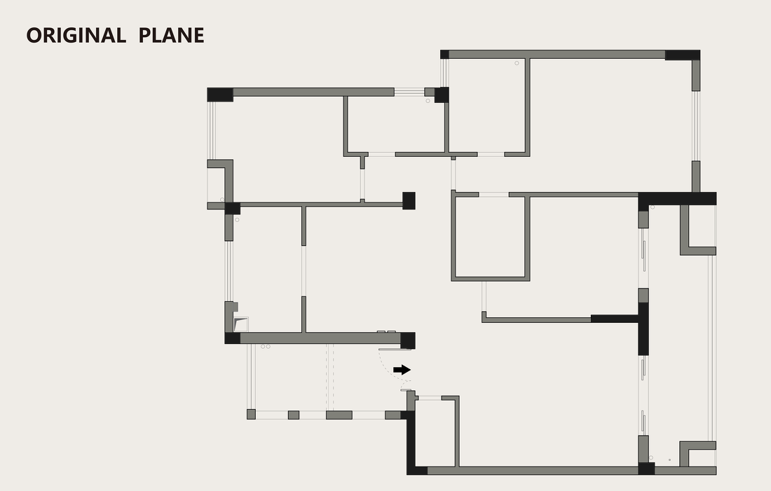 和卧室互换后，客厅倒像是掩起来的世外桃源-30