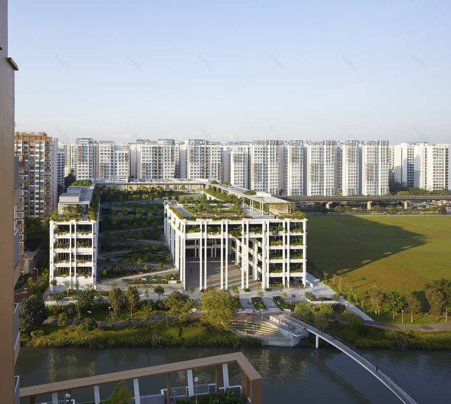 Oasis Terraces社区中心和医院,新加坡 / Serie Architects + Multiply Architects-9