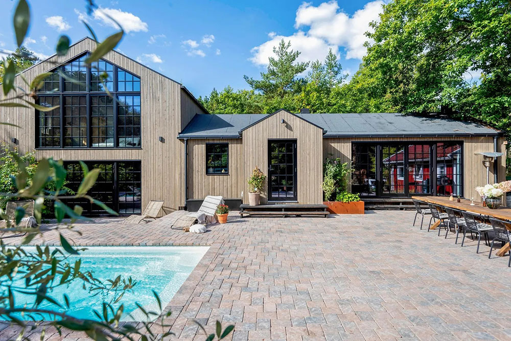 瑞典现代木屋别墅，现代与复古的完美融合-3