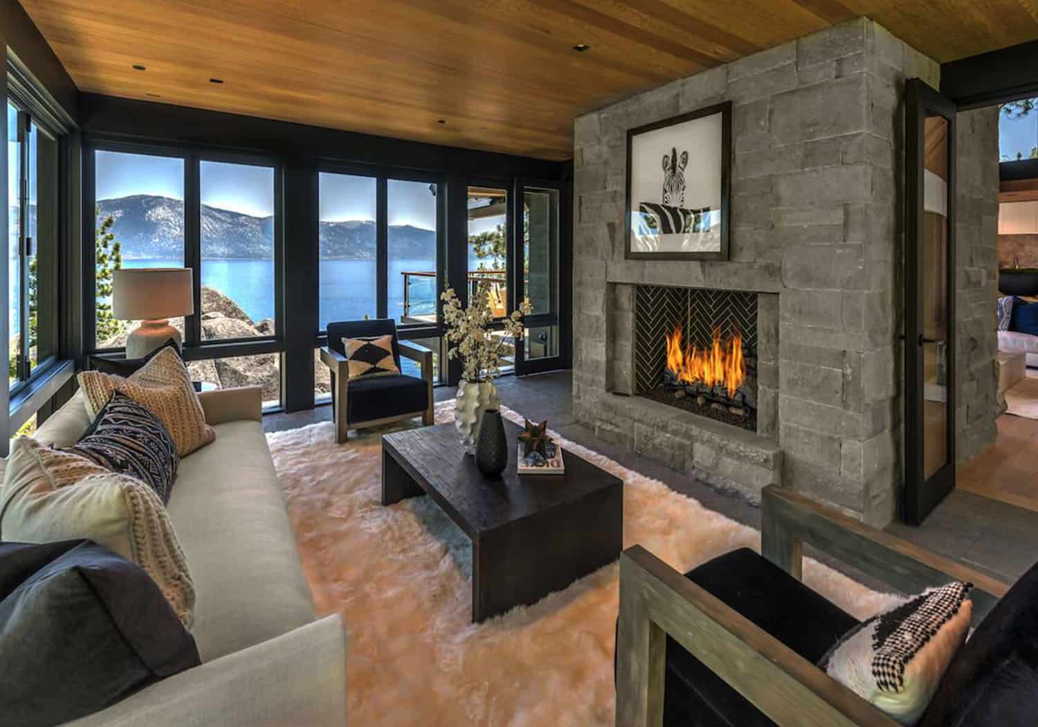 An extraordinary lakefront mountain house with idyllic views of Lake Tahoe-4