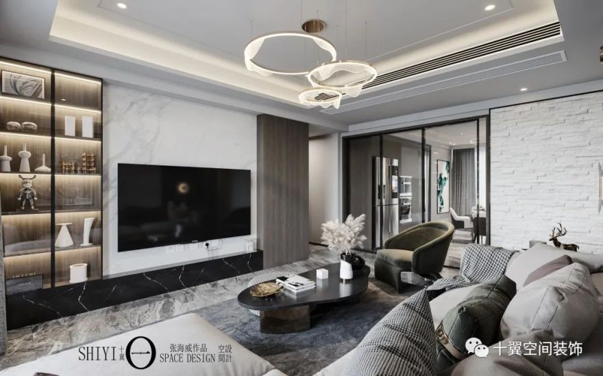 现代奢华家居设计丨中国宜昌丨十翼空间装饰-20