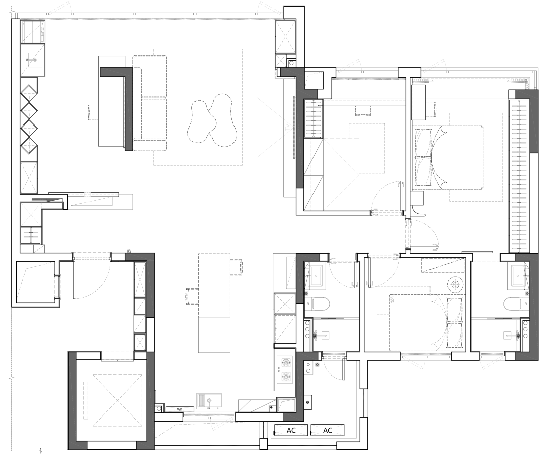 【菲拉设计】精装房改造 · 松弛有度  简而有道丨中国杭州丨菲拉设计（FLY DESIGN）-77