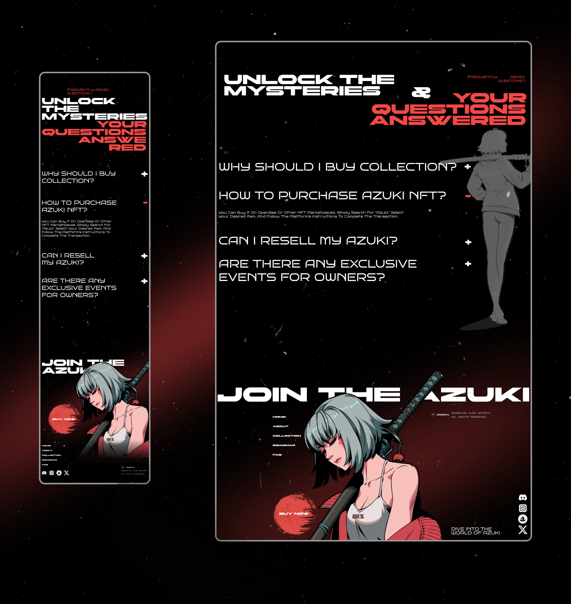 NFT COLLECTION AZUKI落地页-7