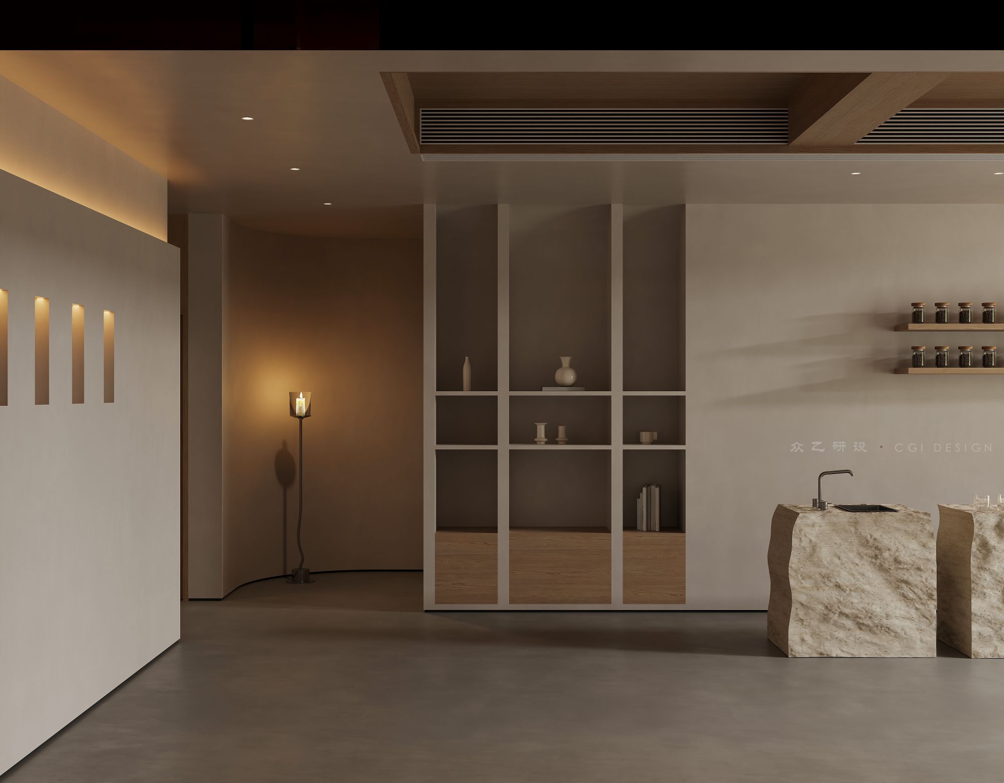 感受下瑜设计团队的民宿大堂-8