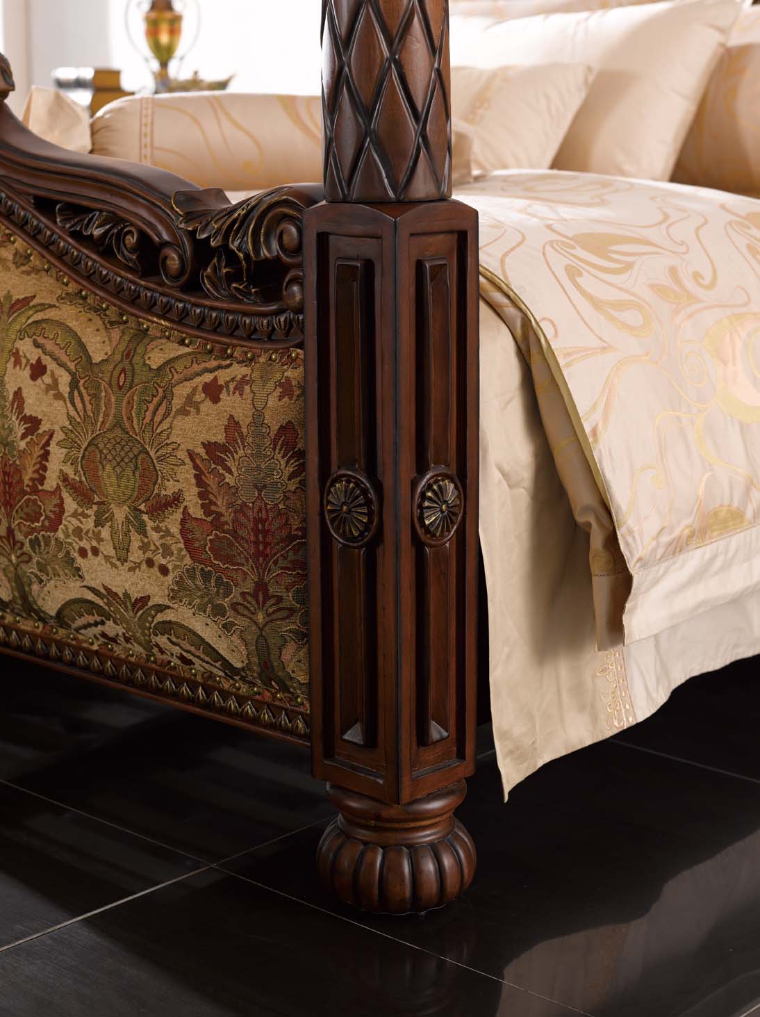 高清古典美式风格 卧室客厅餐厅书房家具场景图片素材-13