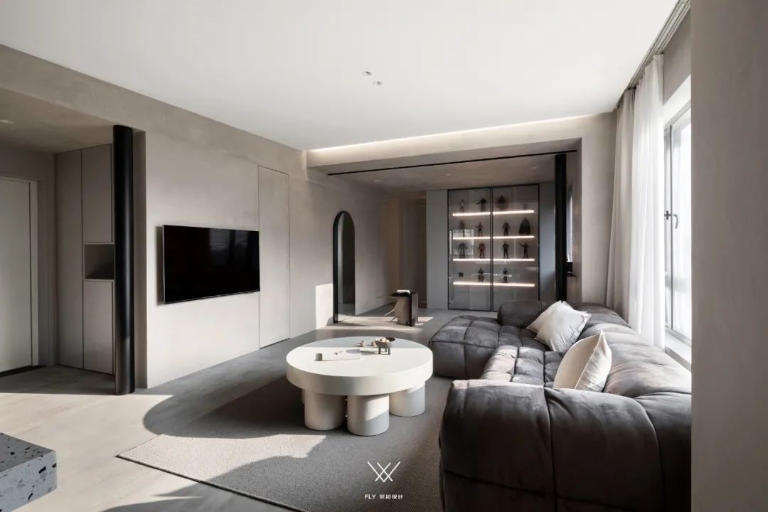 杭州蓝色霞湾 125㎡三室两厅设计丨中国杭州丨菲拉设计-10