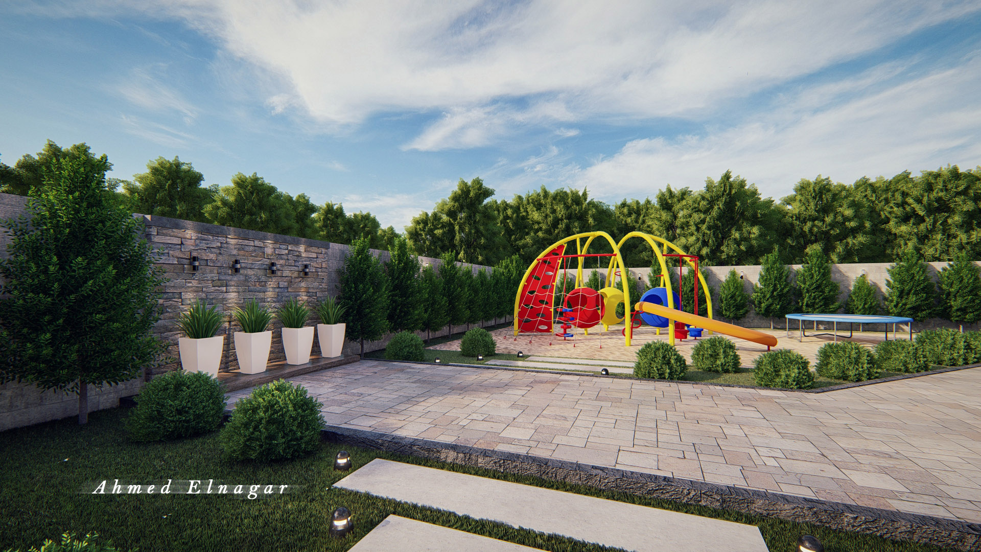 别墅花园设计 20丨阿联酋迪拜-8