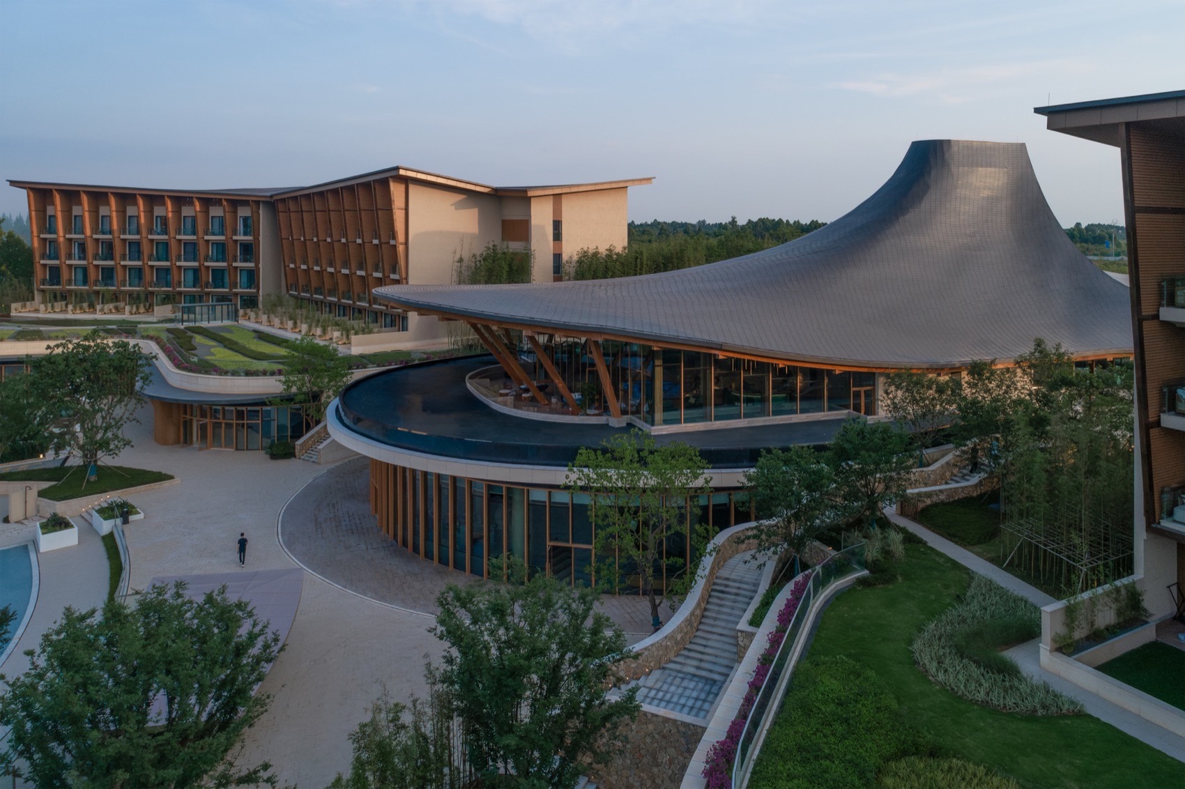 “龙脊”地中海黑龙滩度假酒店丨中国眉山丨AIM恺慕建筑设计-26