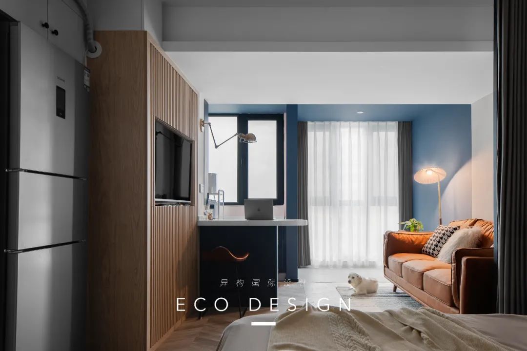 色彩空间 · 西安50平米现代简约风设计丨中国西安丨异构国际设计-40