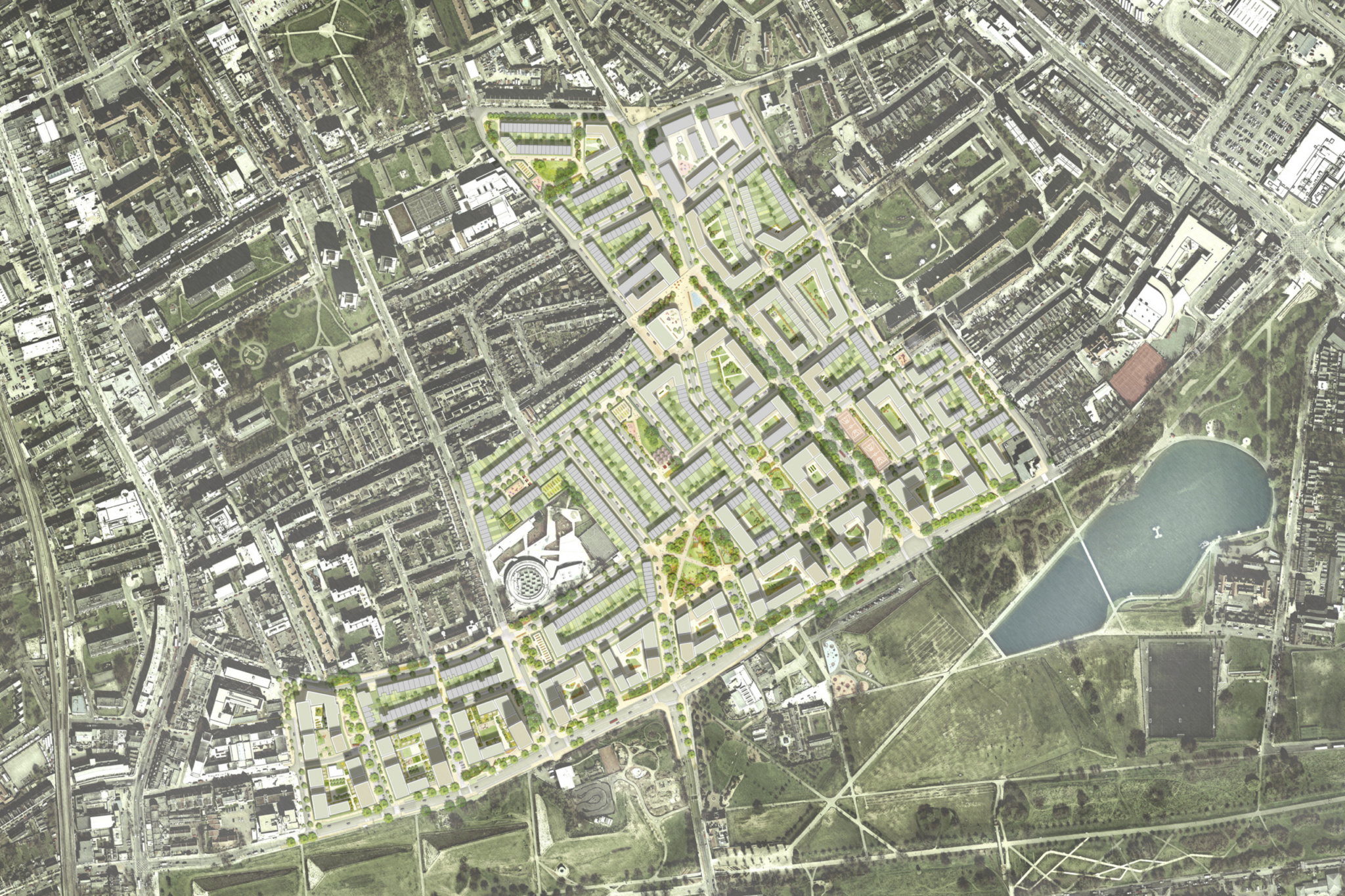 HTA Design | Aylesbury Estate Masterplan-56