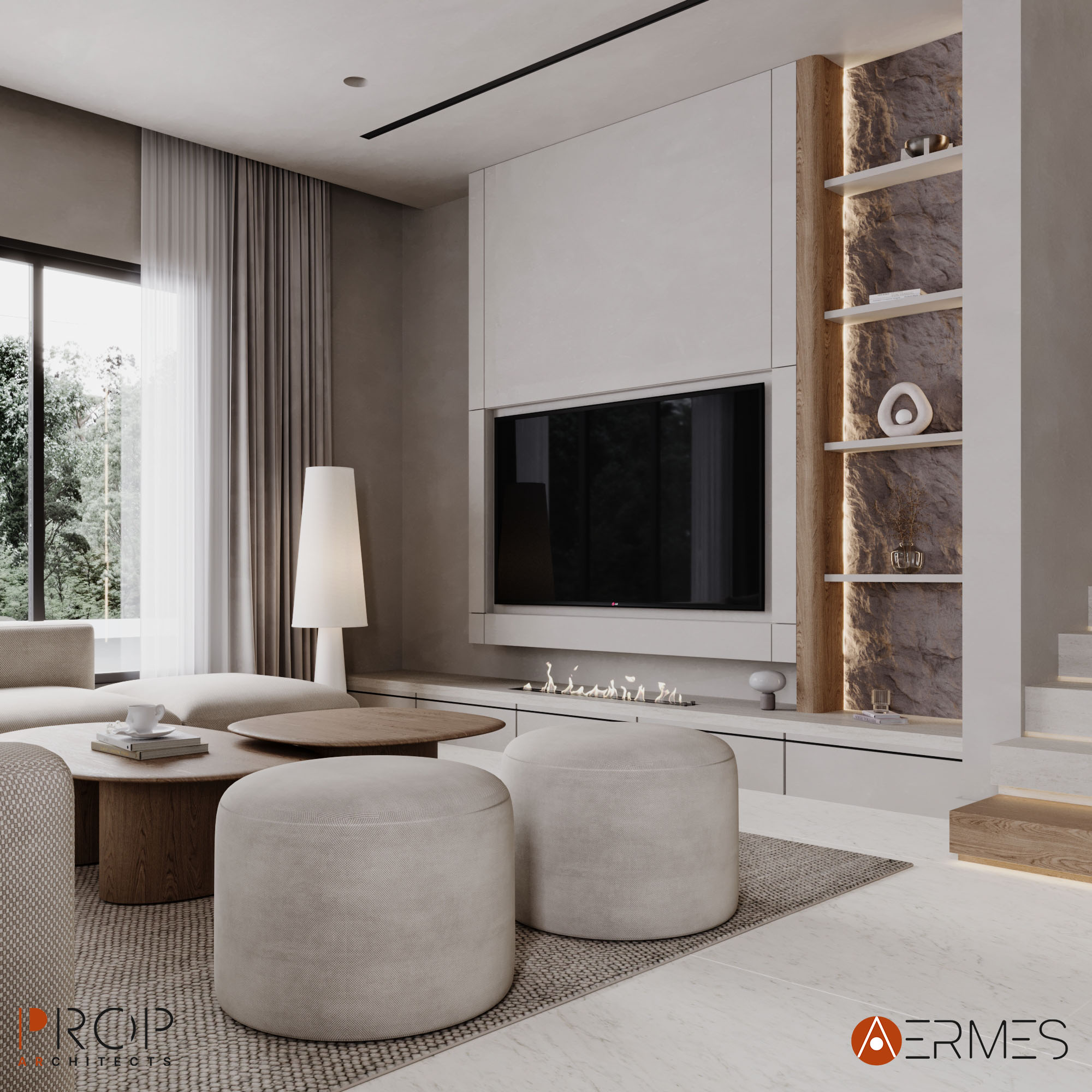 INTERIOR VILLA DESIGN（别墅室内设计）丨沙特阿拉伯吉赞丨PROP & AERMES ARCHITECTS-7
