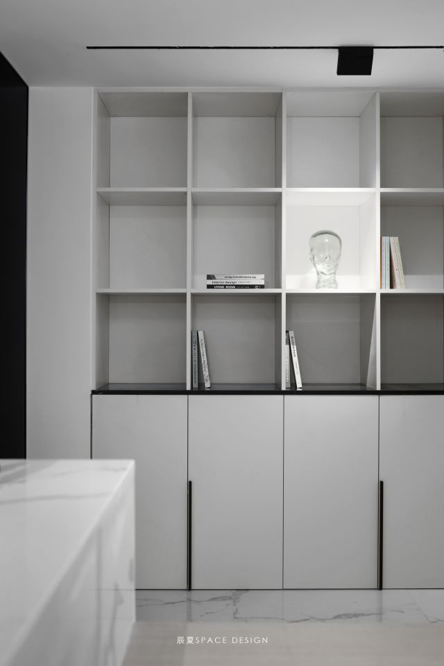 《视界》空间设计 | 辰夏作品,黑白灰世界的温馨与放松-26