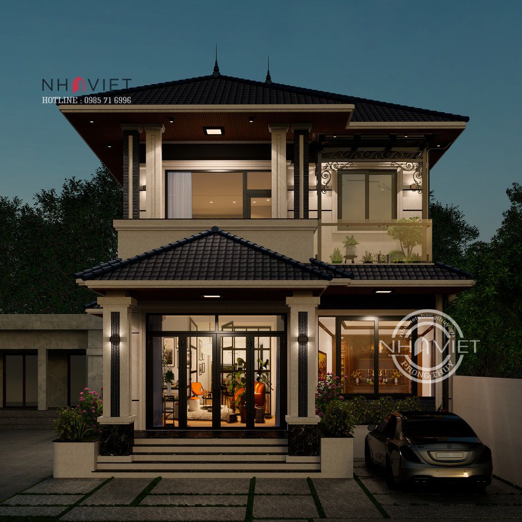 2层8米宽日式屋顶别墅设计方案-6