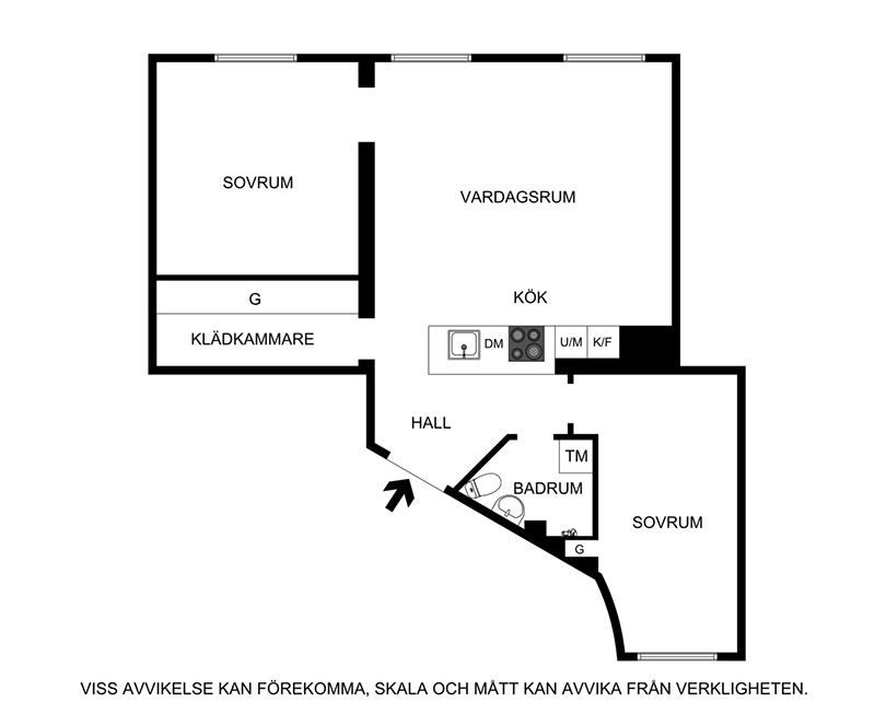 斯德哥尔摩 61 平米简约绿意公寓-27