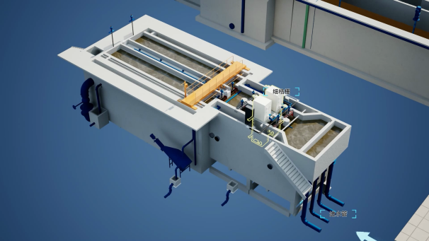 项目介绍｜莲洲镇永利大沙片区生活污水处理厂及配套管网工程PPP项目BIM技术应用-31