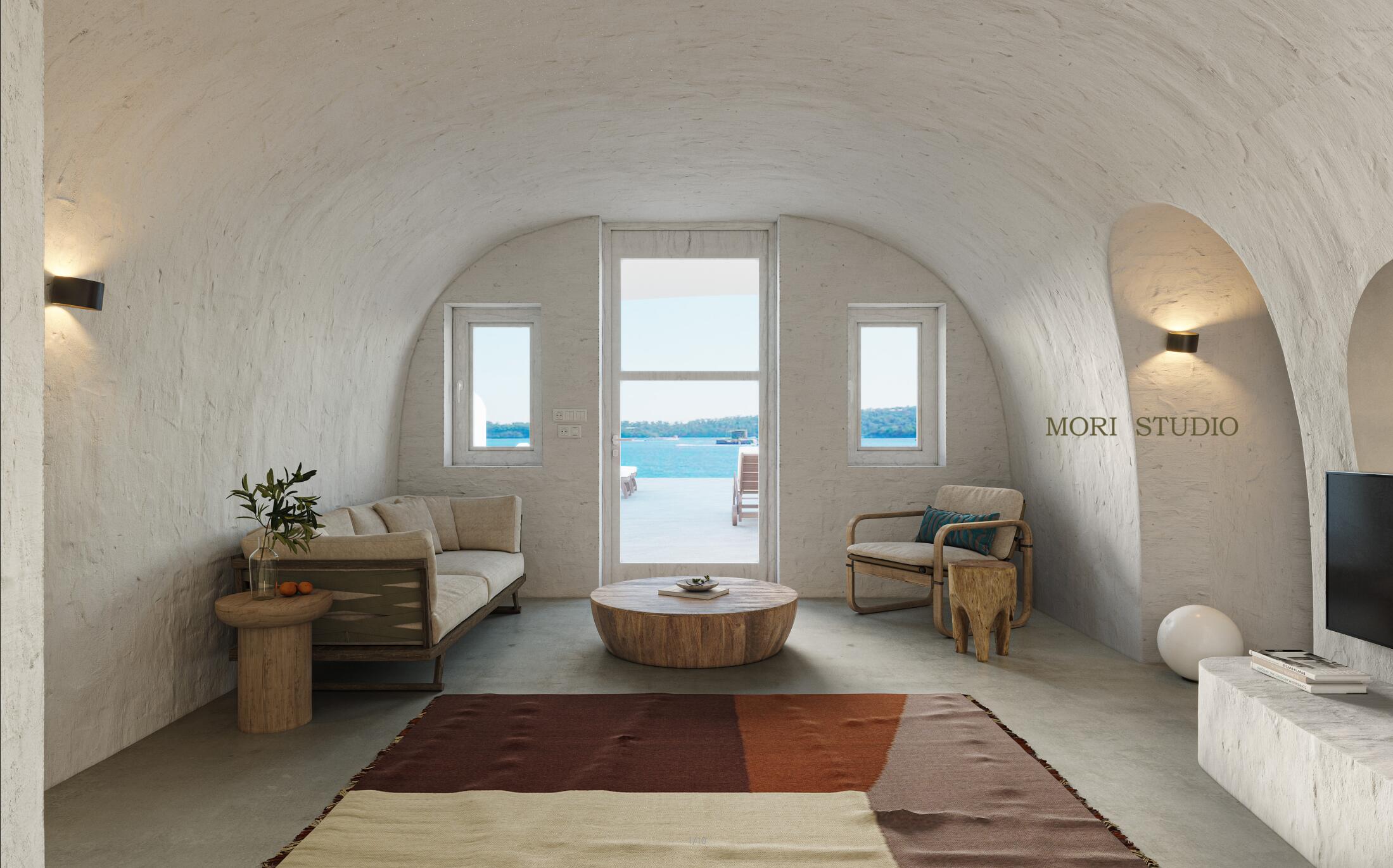Oia 别墅丨希腊丨MORI STUDIOS-7