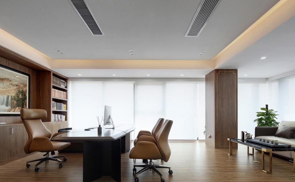 南京欣尚办公室设计 | 新中式奢华与大理石的完美结合-16