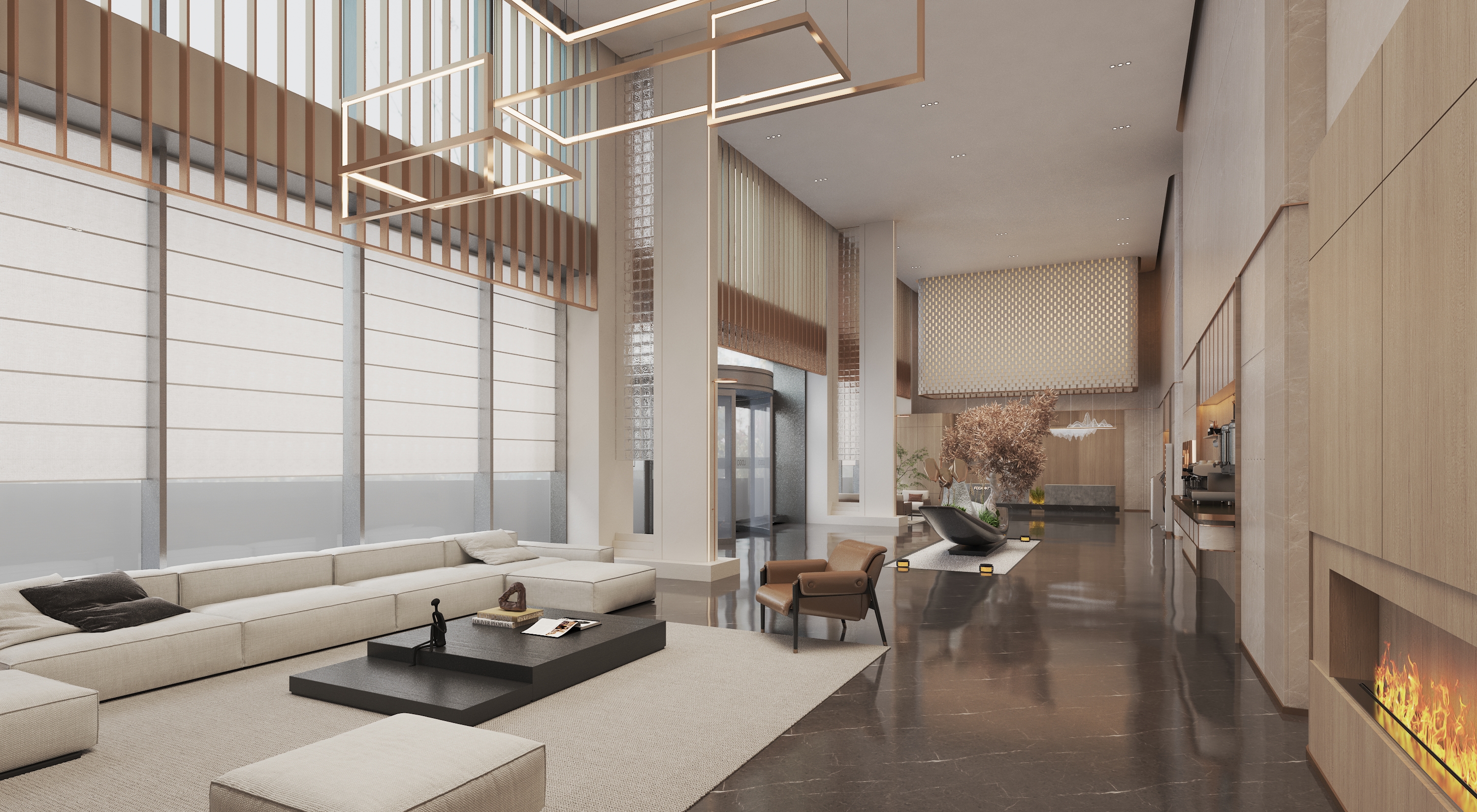 一个写字楼大厅设计-9