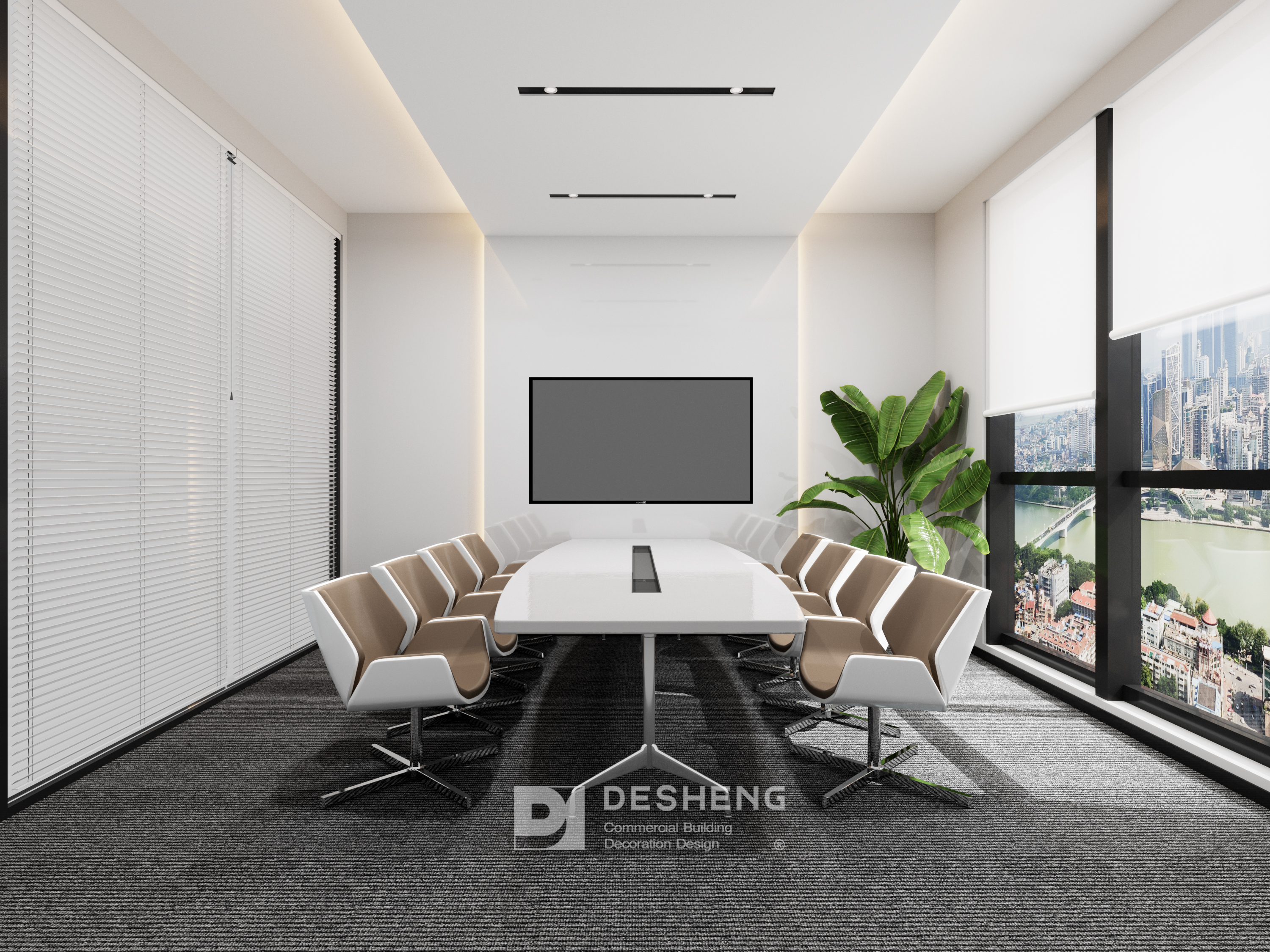 德盛装饰办公装修作品-锐石创芯-9