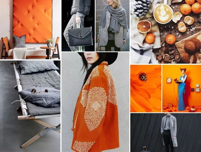 现代摩登家居,演绎高级灰与爱马仕橙的时尚碰撞-4