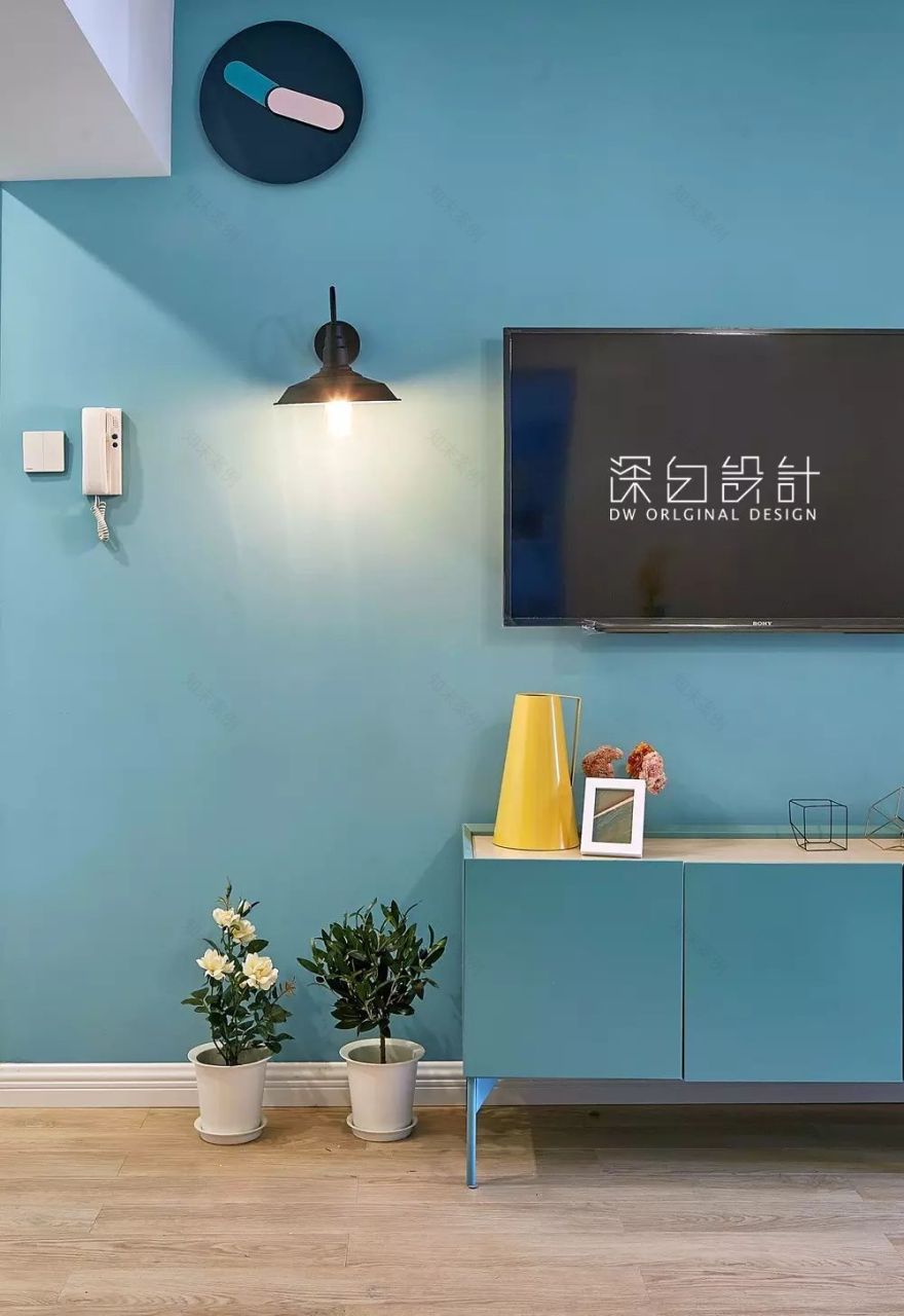 天津 80 平北欧混搭风公寓 | 深白设计的天空之城-24